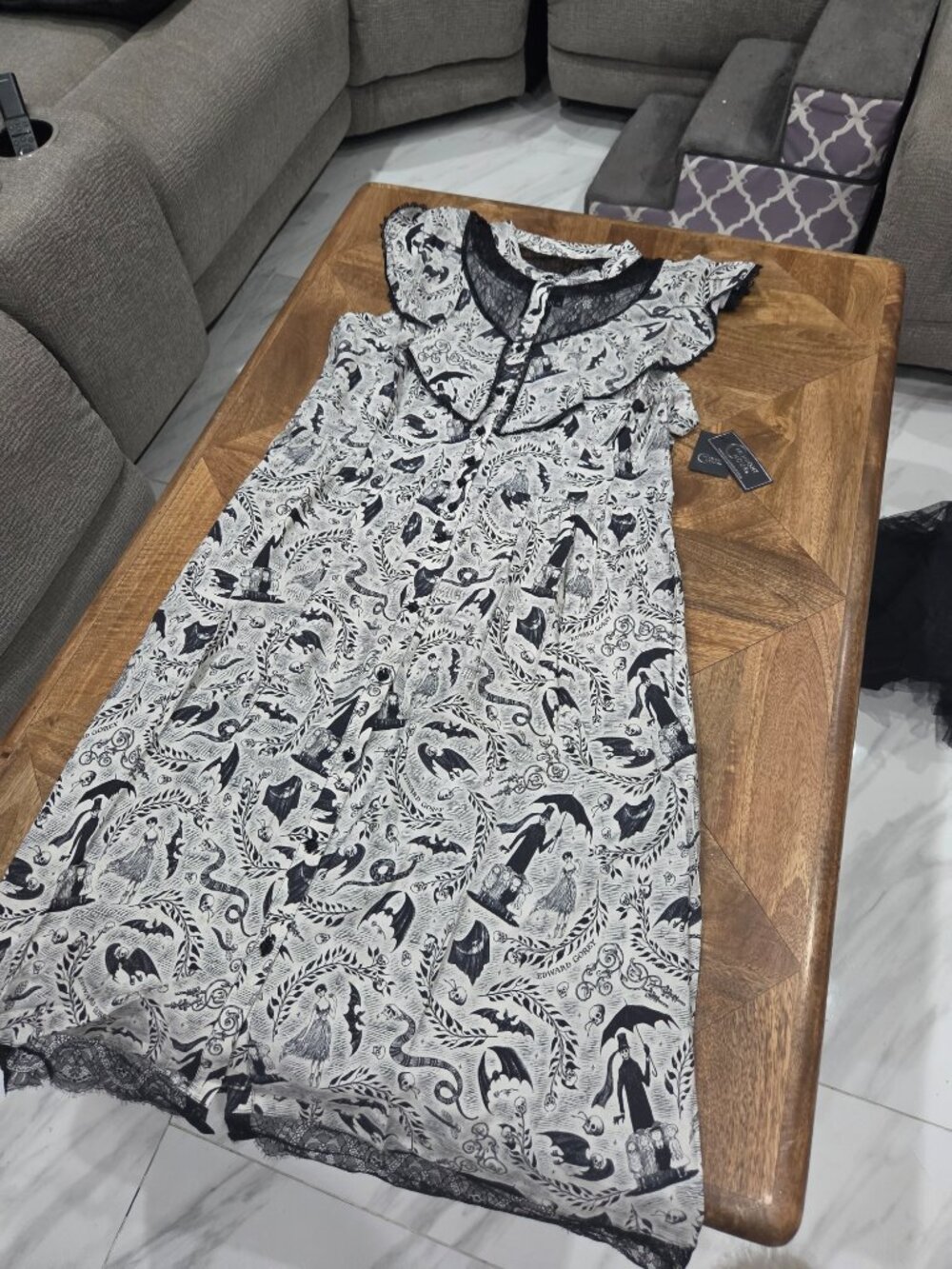 Midnight Hour x Edward Gorey collection dress size 3xl New